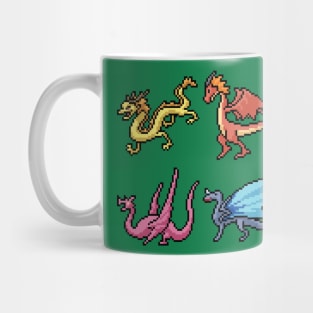 Pixel Flying Monster Mug